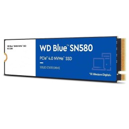 SSD|WESTERN DIGITAL|Blue SN580|2TB|M.2|PCIe Gen4|NVMe|TLC|Write speed 4150 MBytes/sec|Read speed 4150 MBytes/sec|2.38m